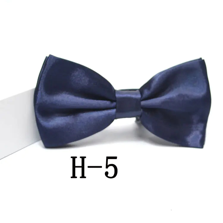 Men's Solid Color Bow Tie Accessories for Suits
