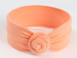 Cute Baby Cotton Headband with Knot Design