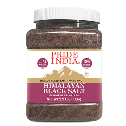Himalayan Black Rock Salt (Kala Namak) - Fine Grind