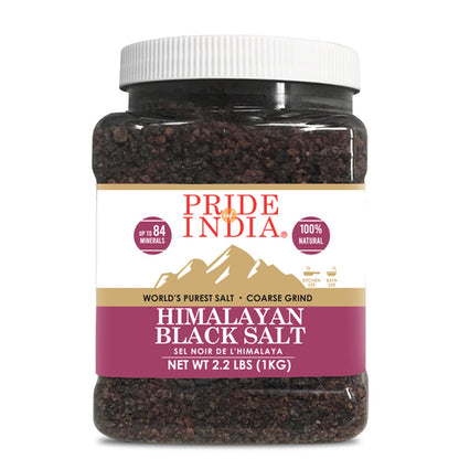 Himalayan Black Crystal Salt (Kala Namak) - Coarse Grind