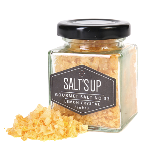 YELLOW LEMON salt flakes