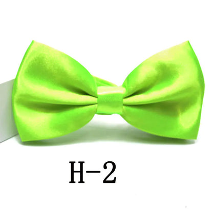 Men's Solid Color Bow Tie Accessories for Suits