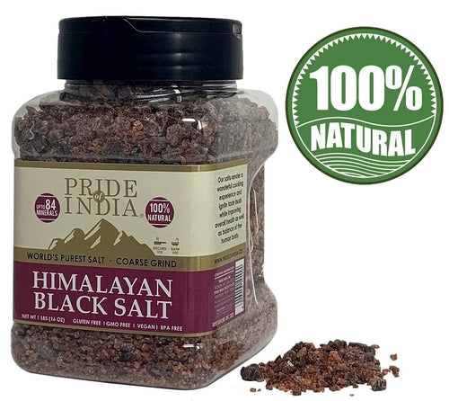 Himalayan Black Crystal Salt (Kala Namak) - Coarse Grind
