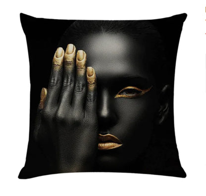 Elegant Sofa Pillow Cover for Home Decor and Beauty Salon
