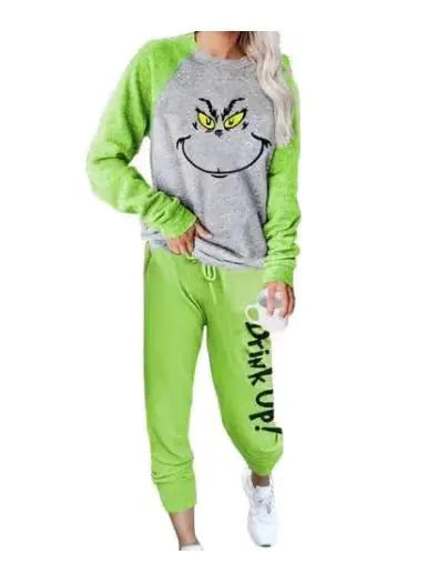 Grinch Drink Up Hoodie Set for Fall/Winter 2020