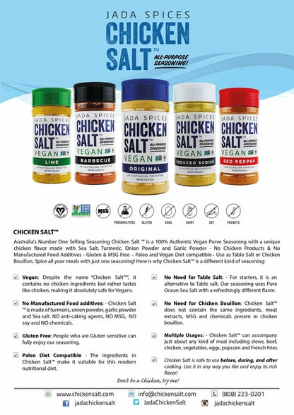 Chicken Salt Barbecue Flavor