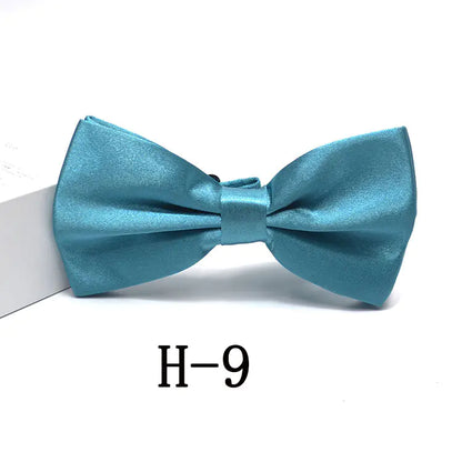 Men's Solid Color Bow Tie Accessories for Suits