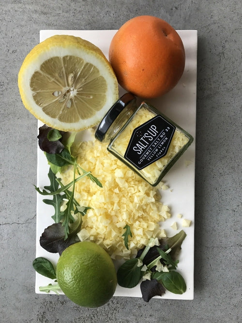 YELLOW LEMON salt flakes
