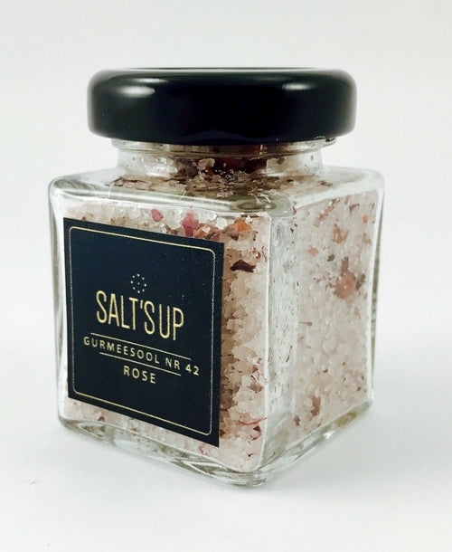 GIFT BOX OF 5 GOURMET SALT, SALT PLATE AND SALT CANDLE
