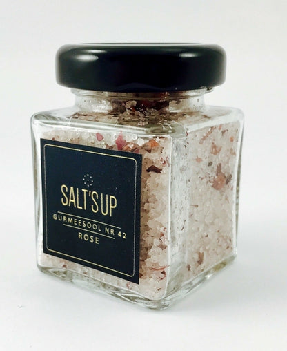 GIFT BOX OF 5 GOURMET SALT, SALT PLATE AND SALT CANDLE