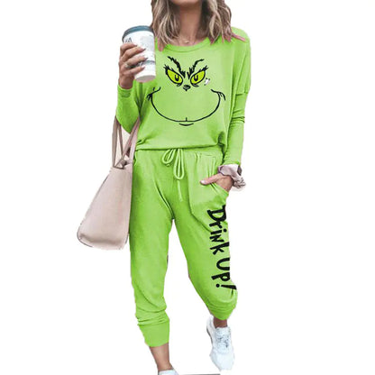 Grinch Drink Up Hoodie Set for Fall/Winter 2020