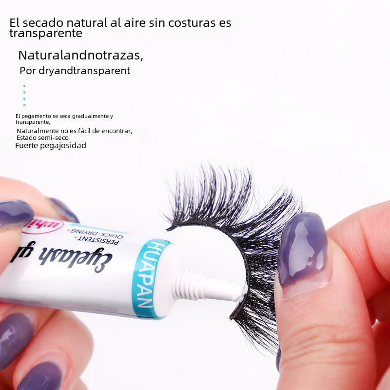 Gentle Waterproof Eyelash Glue for Natural Look