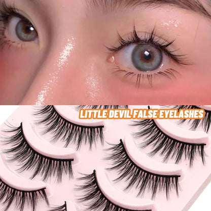 New Manga Soft Natural False Eyelashes for Cosplay