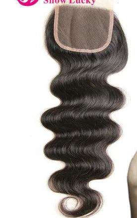 4*4 Closure Straight Lace Wig with Middle Parting