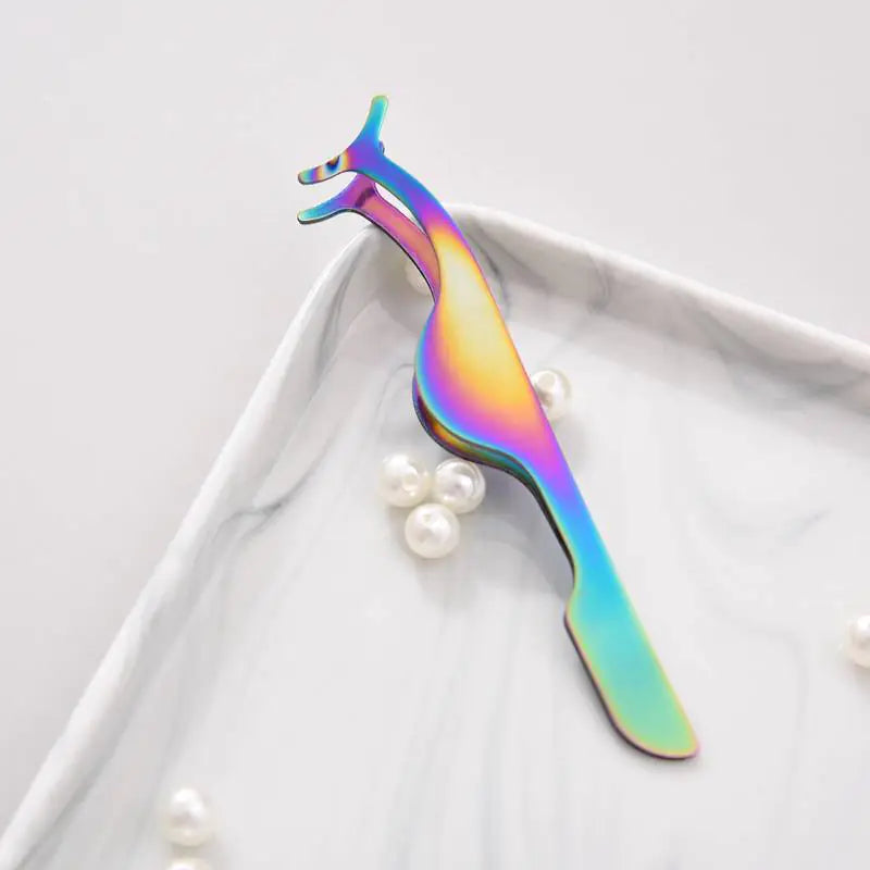 Stainless Steel Eyelash Applicator and Tweezers Tools