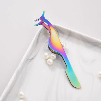 Stainless Steel Eyelash Applicator and Tweezers Tools