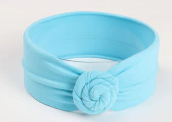 Cute Baby Cotton Headband with Knot Design