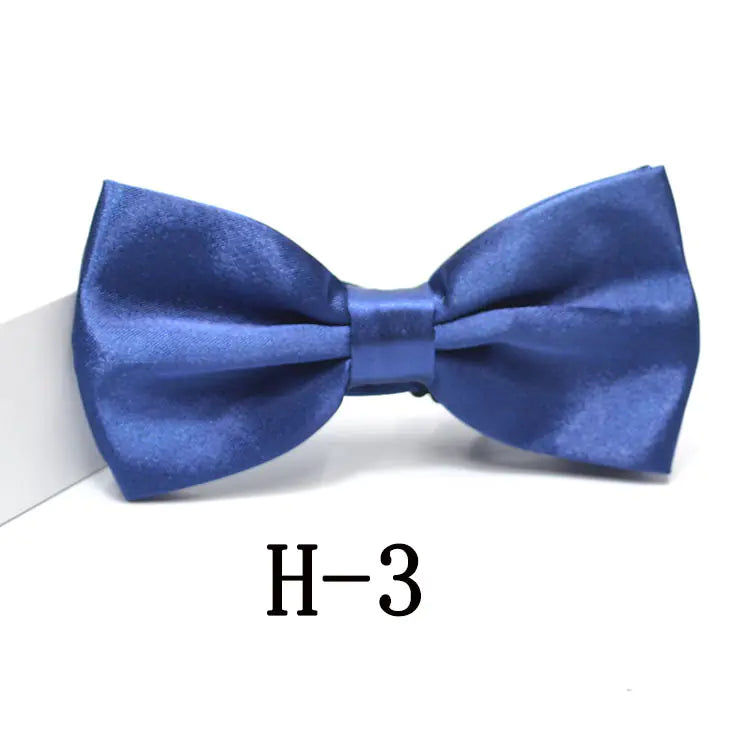 Men's Solid Color Bow Tie Accessories for Suits