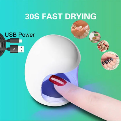 Mini LED Nail Lamp for Gel Polish and Curing