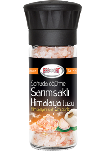 BAGDAT GARLIC HIMALAYA SALT (JAR) - 110 GR x 6