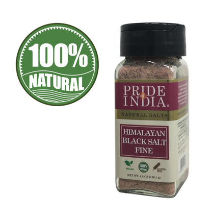 Himalayan Black Rock Salt (Kala Namak) - Fine Grind