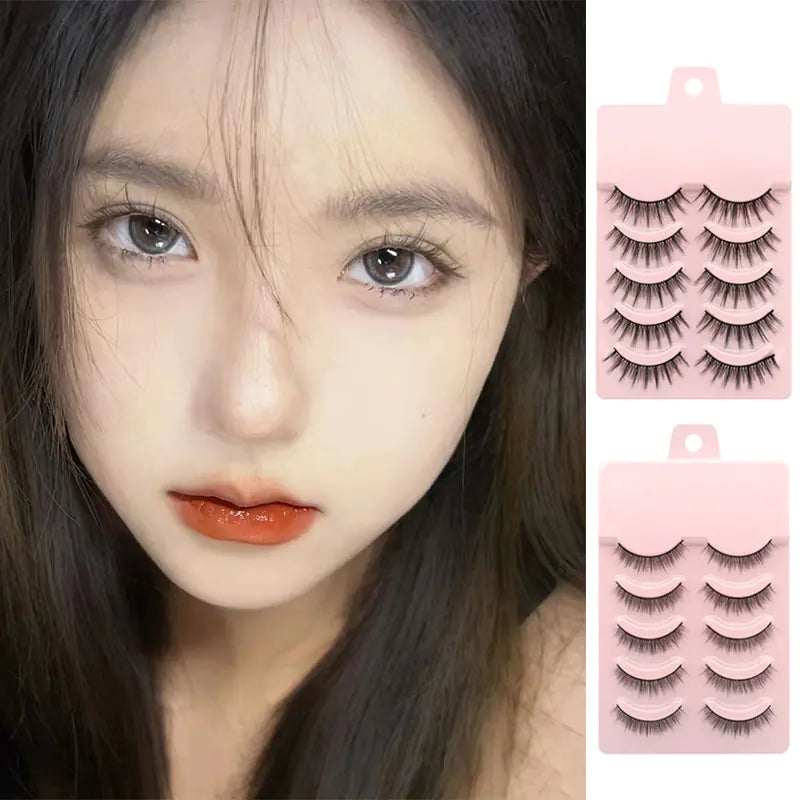 New Manga Soft Natural False Eyelashes for Cosplay