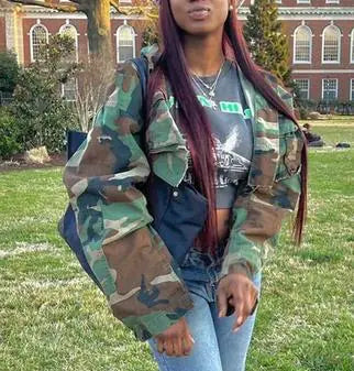 Women's Autumn Streetwear Denim Jacket with Pockets