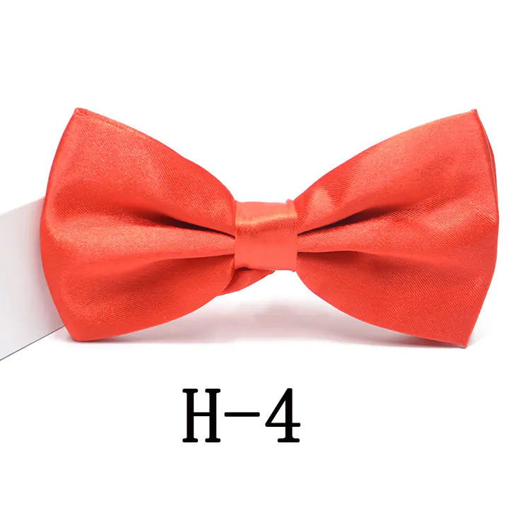 Men's Solid Color Bow Tie Accessories for Suits