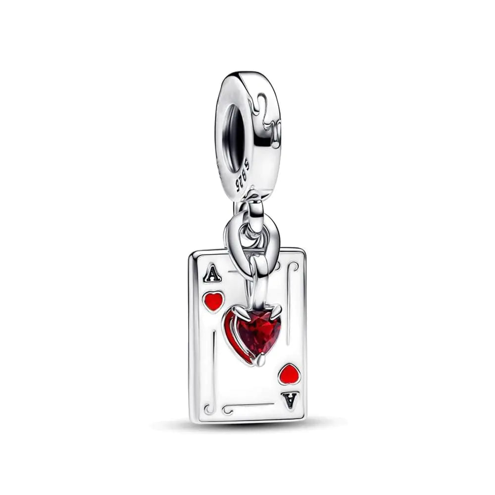RADIVIDE 925 Sterling Silver Charms Evil Queen Apple Charm Villains Cruella De Vil Charm Villains Maleficent Charm for Pandora Womens Bracelet DIY Charms Womens Holiday Charms Gifts