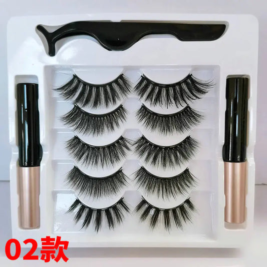 3D Magnetic Eyelashes Set for Natural Volume