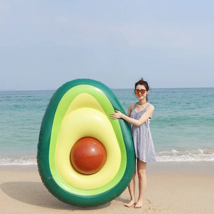 Giant Inflatable Avocado Pool Float