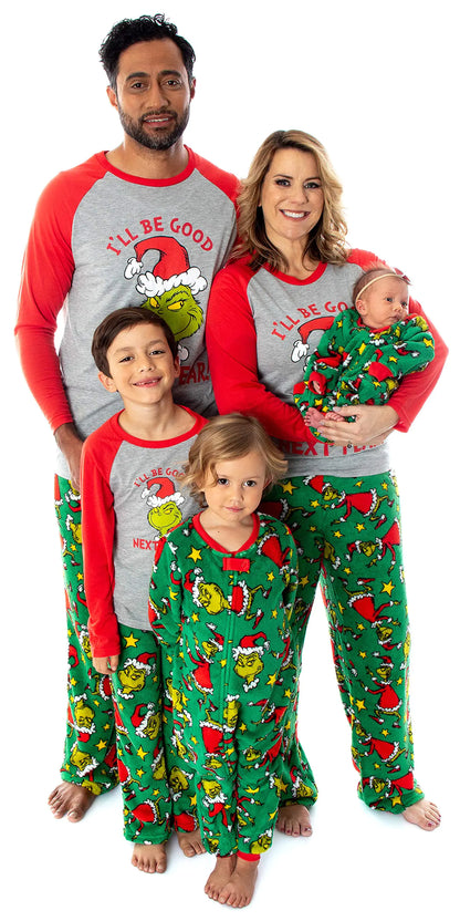 Dr. Seuss GRINCH Who Stole Christmas Infant Onesie Pajama Outfit (9-12M)
