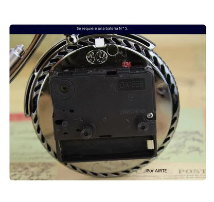 Vintage Bicycle Alarm Clock for Students and Kids