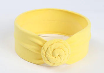 Cute Baby Cotton Headband with Knot Design