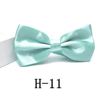 Men's Solid Color Bow Tie Accessories for Suits