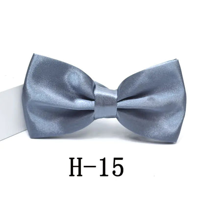 Men's Solid Color Bow Tie Accessories for Suits