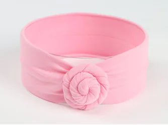 Cute Baby Cotton Headband with Knot Design