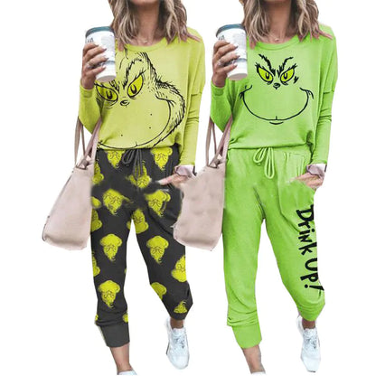 Grinch Drink Up Hoodie Set for Fall/Winter 2020