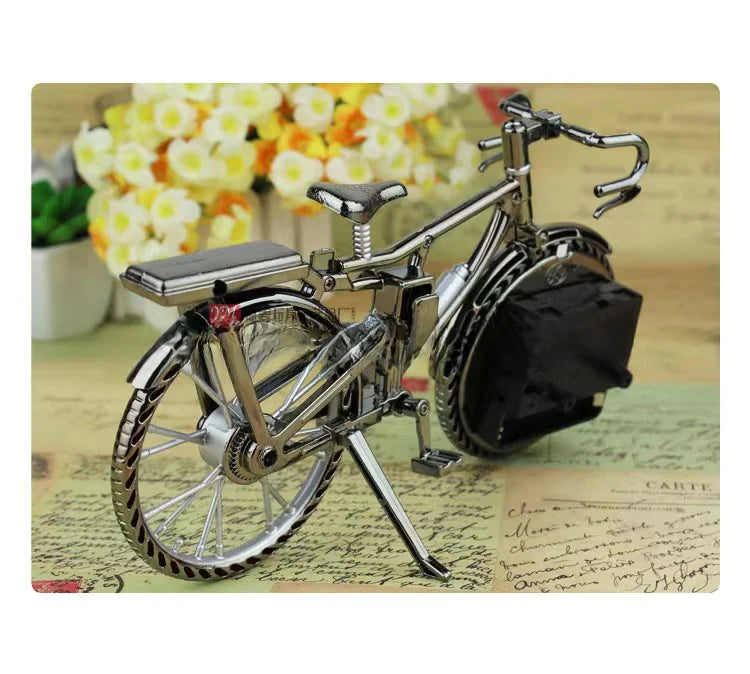 Vintage Bicycle Alarm Clock for Students and Kids