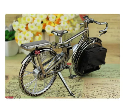 Vintage Bicycle Alarm Clock for Students and Kids