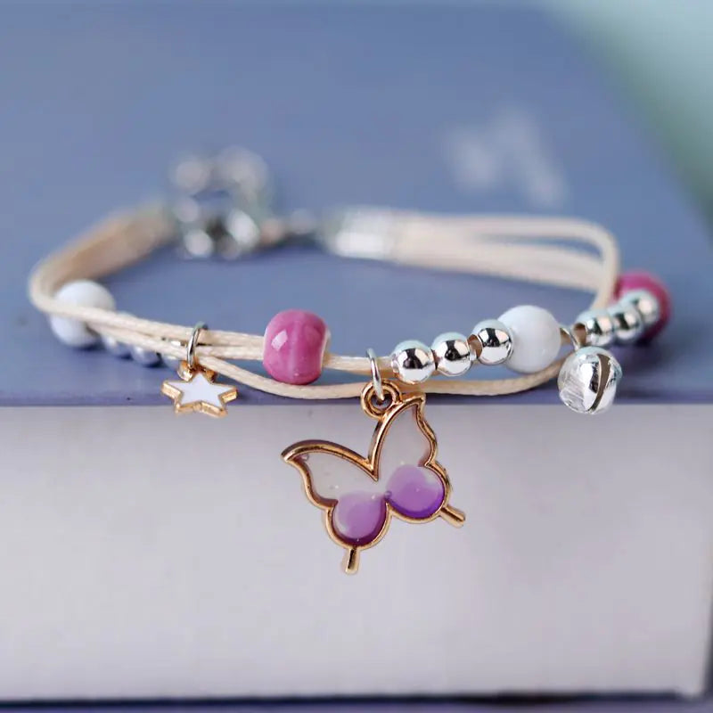 Adjustable Sweet Artistic Butterfly Bracelet