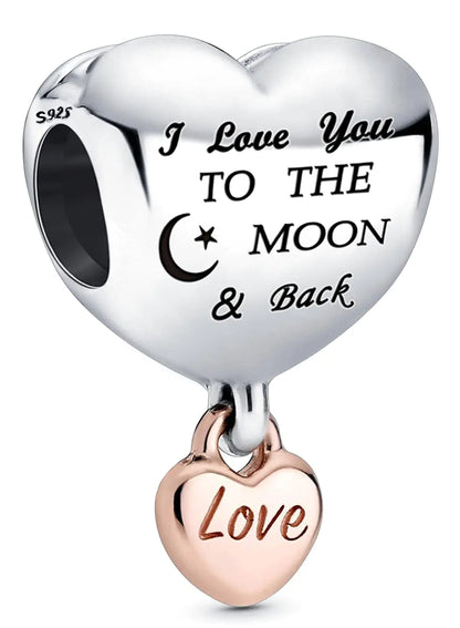 Cross Charm Fit Pandora Charms Bracelet Love Heart Christian Bible Verse Charms Prayer Faith Religious Jewelry Gifts for Women