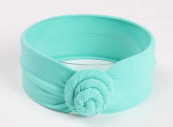 Cute Baby Cotton Headband with Knot Design
